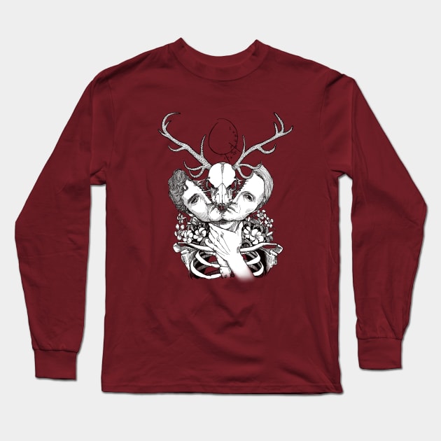 Inside Your Head Long Sleeve T-Shirt by hippano